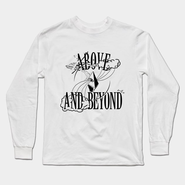 Above and Beyond Long Sleeve T-Shirt by Tomás Arias